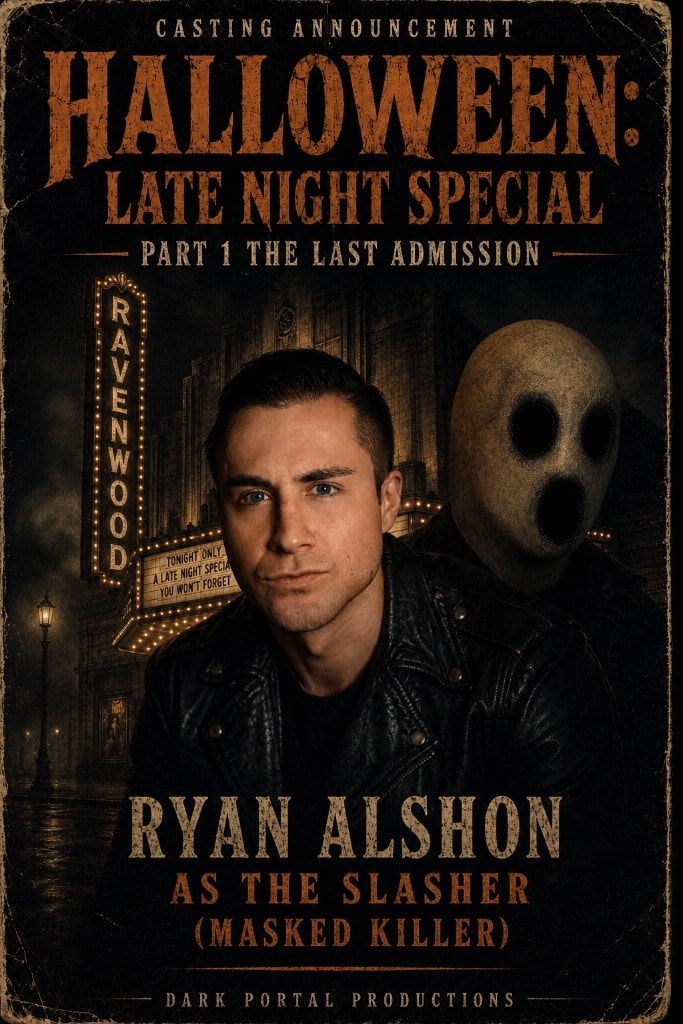 Ryan Alshon as The Slasher — Halloween Late Night Special